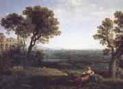 Claude Lorrain Ariadne and Bacchus on Naxos (mk17) oil painting on canvas
